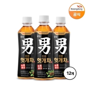 광동제약 진한 헛개차 340ml (12개)_이미지