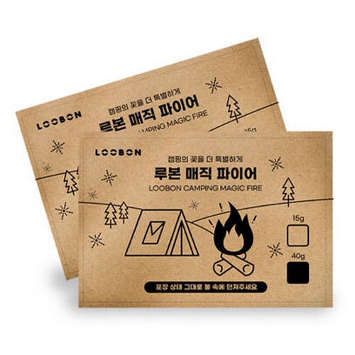 루본 매직 캠프파이어 가루 40g (20개)_이미지
