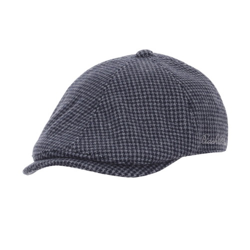 블랙앤화이트 체크 헌팅캡 8414GXAC_NAVY