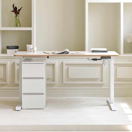 포스트모던 옥스퍼드 모션 스탠딩 책상+서랍장