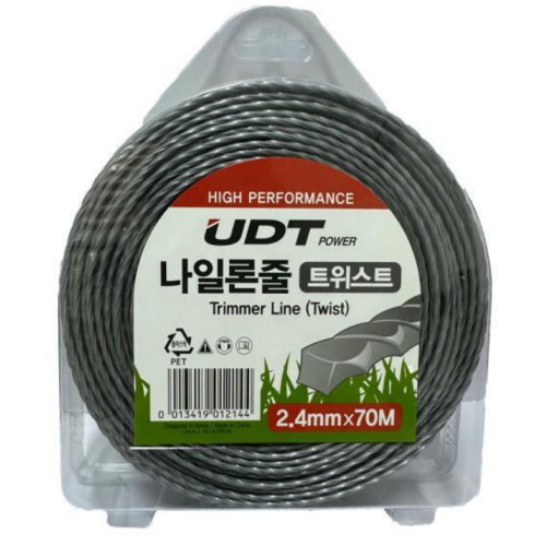 UDT 나일론줄 트위스트사각 2.7mm이미지입니다. 누르면 해당 게시물로 새창이동합니다.