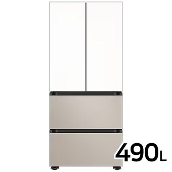 삼성전자 비스포크 AI 김치플러스 새틴 <b>RQ49C9401AP</b> (화이트+베이지)