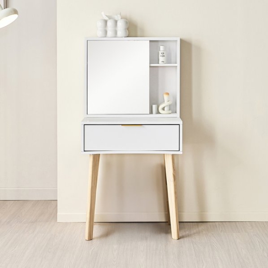 파로마 네오 리노 거울 수납 화장대 600_이미지