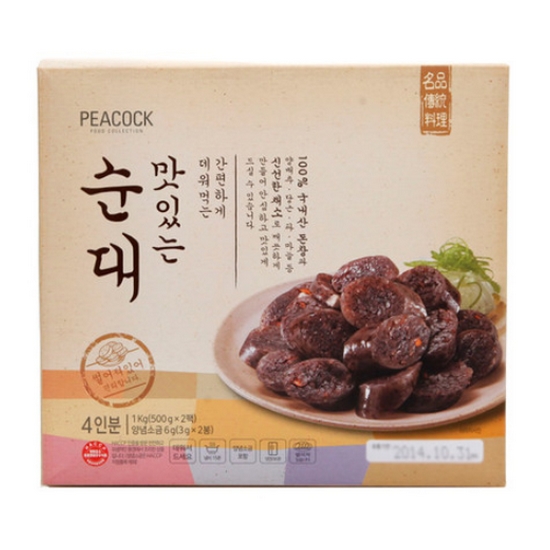 이마트 피코크 맛있는 순대 1kg이미지입니다. 누르면 해당 게시물로 새창이동합니다.