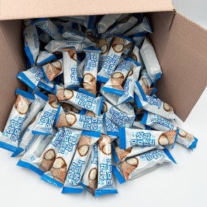 키즈웰 맛있는 삼각 미니 우유 스틱 대용량 과자 초코바 100개 개별포장