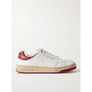  생로랑 생 로랑 남성 SL/61 Perforated Leather Sneakers 로우탑 7136002W4AA9226