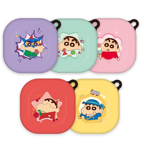 코쿼드 갤럭시 버즈 프로/라이브 짱구는못말려 빅 프레임 하드 케이스_이미지