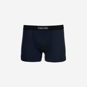 톰포드 코튼 박서 브리프 네이비 Tom Ford Cotton Boxer Briefs Navy T4LC3-1040-412_이미지
