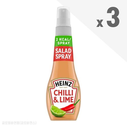 하인즈 샐러드 드레싱 스프레이 칠리 라임 200ml (3개)_이미지