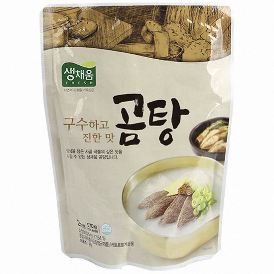 에스앤푸드 생채움 곰탕 570g (1개)