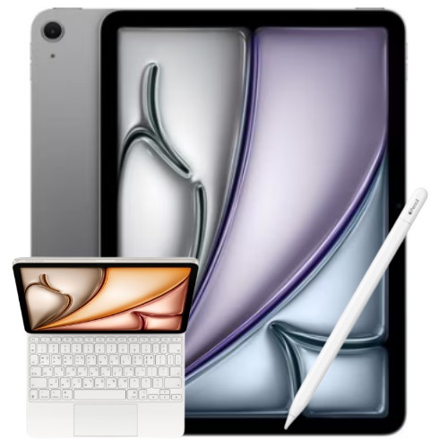 APPLE 2025 iPad Air 13 M3+애플펜슬 C타입,매직키보드 (512GB)_이미지