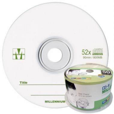 Millennium CD-R 800MB 52x 케익 (50장)_이미지