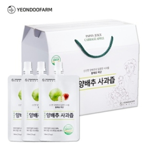 연두팜 연두팜 유기농 양배추사과즙 100ml 40개입 (1개)
