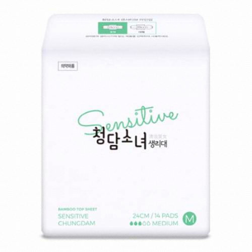 청담소녀 센서티브 중형 14개[6팩(84개)]