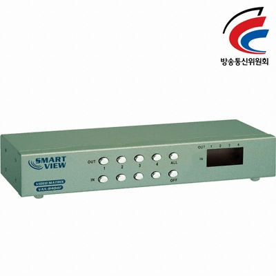 VAX-8404F 고해상도 4:4 모니터 MATRIX 분배기 (오디오포함)