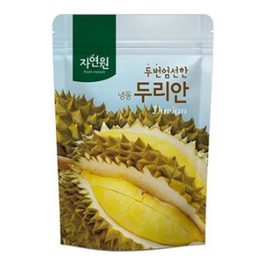 웰팜 자연원 두번 엄선한 냉동 두리안 450g (1개)