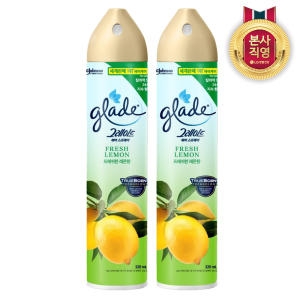 그레이드 미스트 에어스프레이 상큼한 레몬 320ml (2개)_이미지