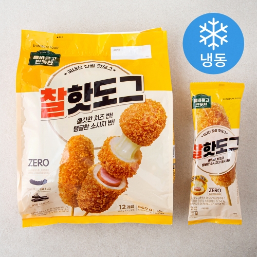 신세계푸드 올반 찰핫도그 냉동 960g 1개_이미지