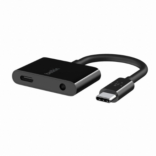 ��Ų Type C + 3.5mm AUX ��� ���� (F7U080bt)