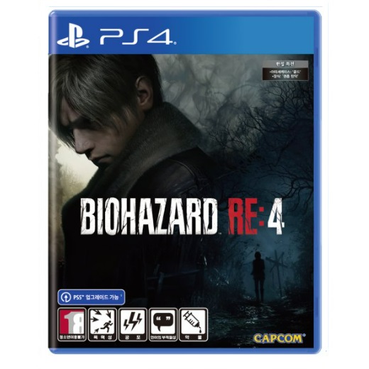  바이오하자드 RE:4 한글판 PS4, 패키지디스크