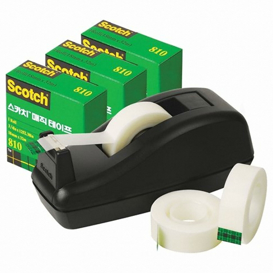3M 스카치 SM-3Deal 매직테이프 디스펜서+리필 18mm x 32m이미지입니다. 누르면 해당 게시물로 새창이동합니다.