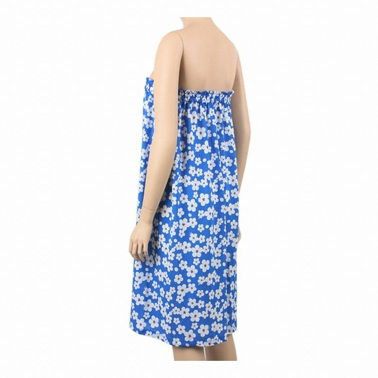 러브어필 오션블루플라워 리본 고급 샤워가운 6037SG_이미지