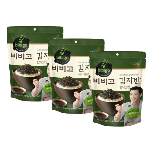 CJ제일제당 비비고 한식간장 김자반 50g (3개)