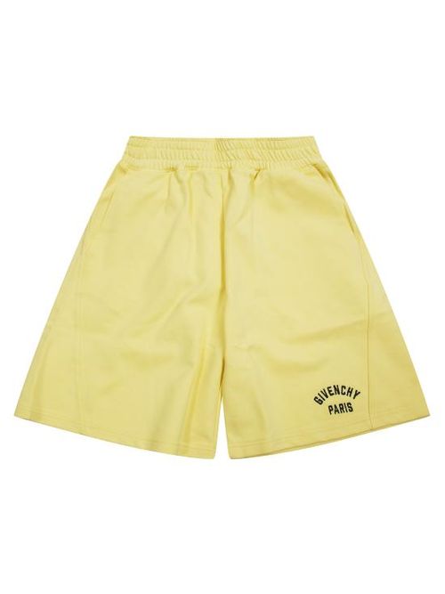 주니어 로고 자수 엘라스틱 웨이스트밴드 쇼츠 H31100 10P BIANCO