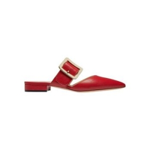 발리 6107790 Jemina 6238151 Womens Lipstick Calf Plain Leather Flat Mules.._이미지