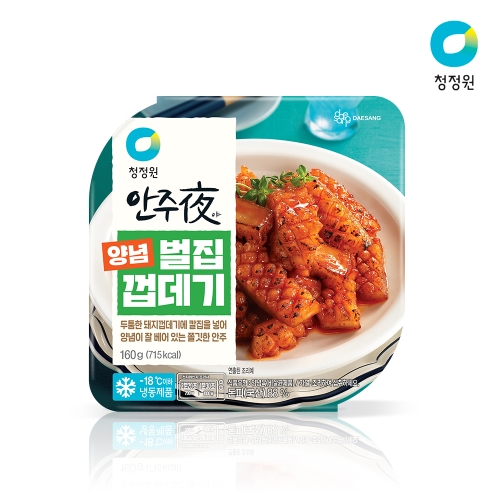 대상 청정원 안주야 논현동 포차 양념벌집껍데기 160g_이미지