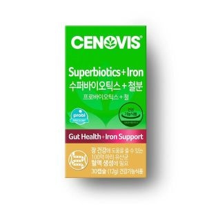 세노비스 수퍼바이오틱스+철분 30캡슐 (3개)