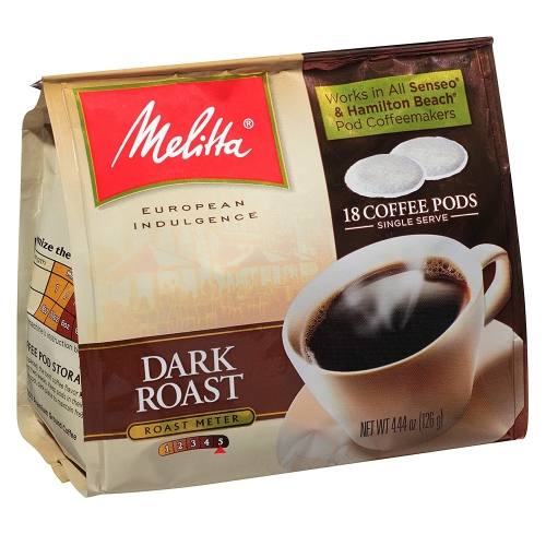 다크 로스트 커피 팟즈 18개입 6팩 Senseo Hamilton Beach Dark Roast Coffee Pods