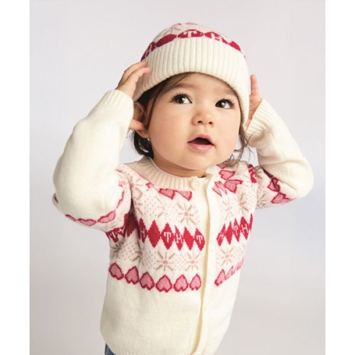 타미힐피거 TOMMY HILFIGER KIDS 페어아일 가디건비니 T42F7NWO110GT1YA8 617502_이미지