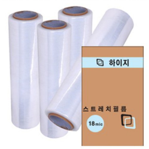 어드밴스 하이지 스트레치 필름 18mic 500mm x 350m (4롤)_이미지