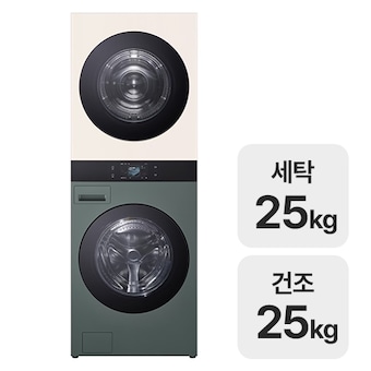 LG전자 트롬 AI 오브제컬렉션 워시타워 WA2525GEHF