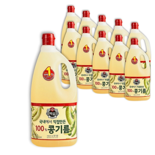 백설 콩기름 1.8L (11개)_이미지