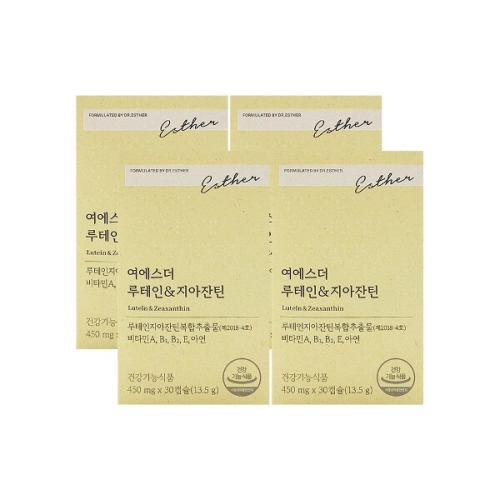 에스더포뮬러 여에스더 루테인 지아잔틴 450mg 30캡슐 (4개)_이미지