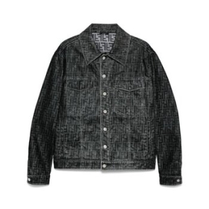 ��� ����  flocked denim ff jacket Grey_FW0428 APSW F1LUY