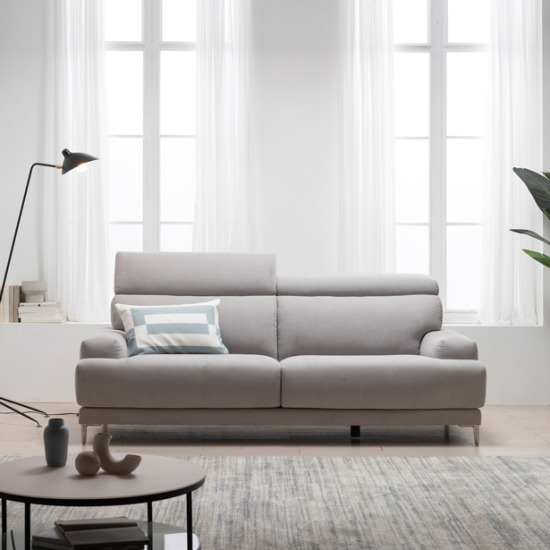 발렌 라텍스 패브릭 소파 3인용