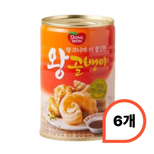 동원F&B 자연산 왕골뱅이 400g (6개)_이미지
