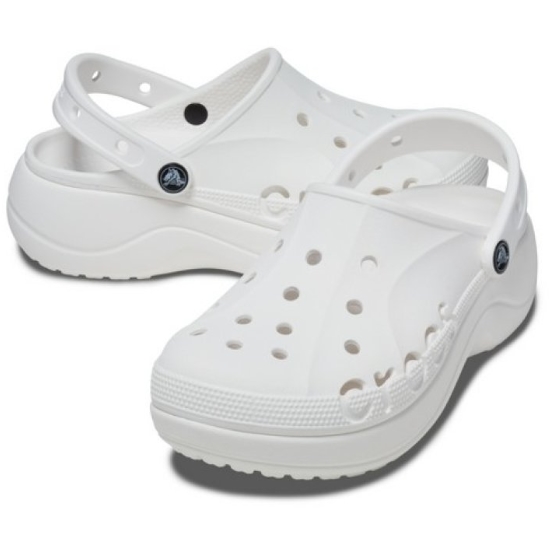 크록스 바야 플랫폼 클로그 208186-100_이미지