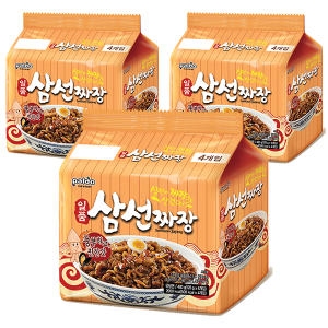 팔도 일품삼선짜장, 120g, 4입, 4개_이미지