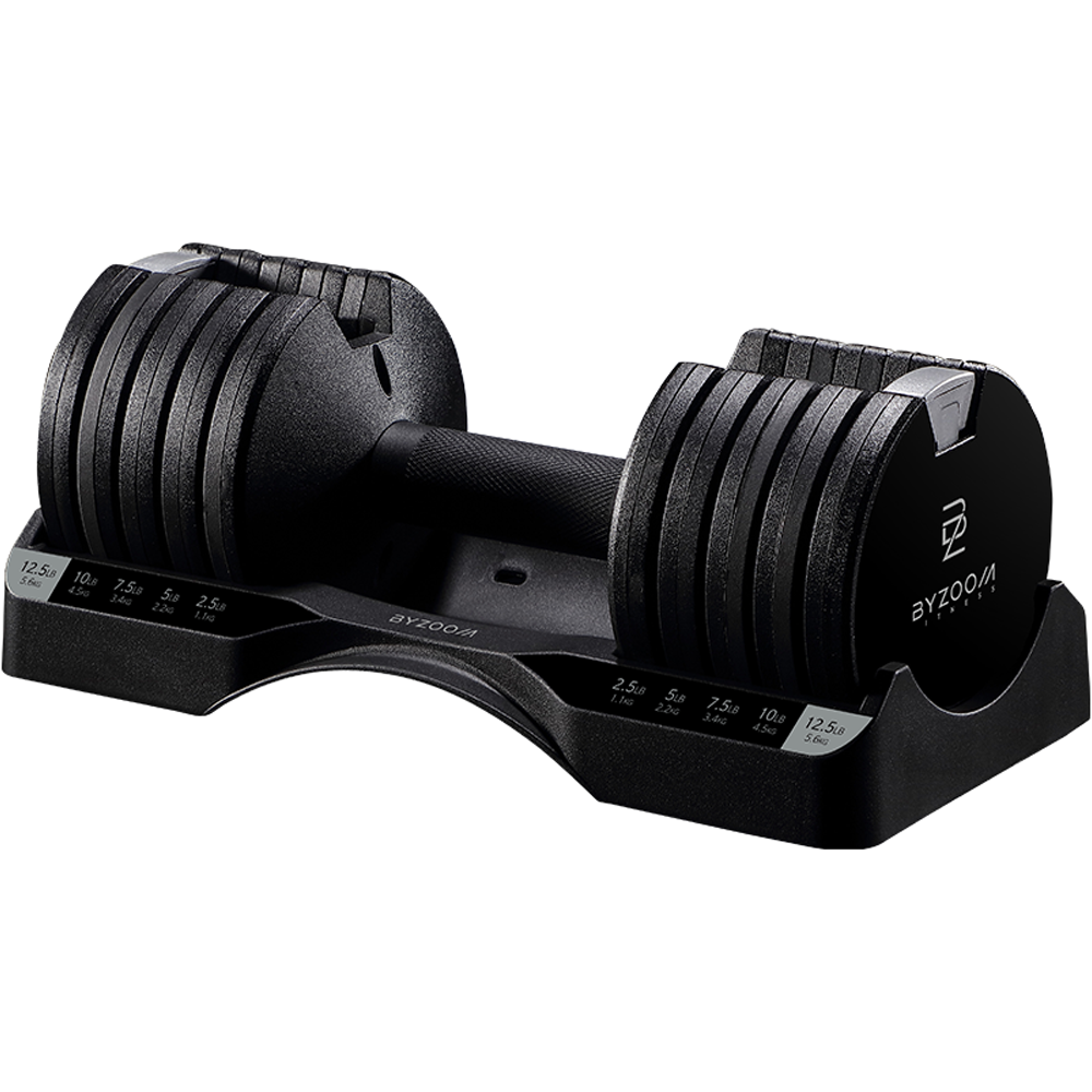 바이줌 5단계 무게조절 덤벨 (5kg, 1개)