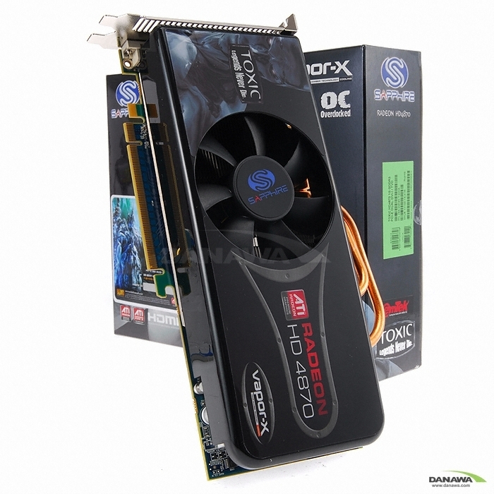 SAPPHIRE 라데온 HD 4870 TOXIC OC 1GB Vapor-X 이엠텍_이미지