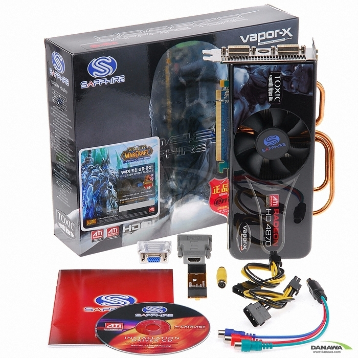 SAPPHIRE 라데온 HD 4870 TOXIC OC 1GB Vapor-X 이엠텍_이미지