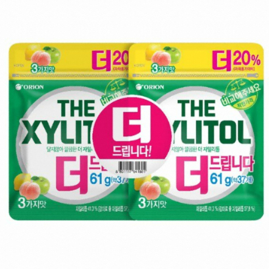오리온 더 자일리톨 리필 122g이미지입니다. 누르면 해당 게시물로 새창이동합니다.