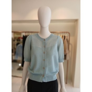 대현 씨씨콜렉트 라운드넥시스루니트가디건E252ksl131