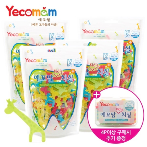예꼬맘 국민 유아치실 어린이용 치실 (360개)_이미지