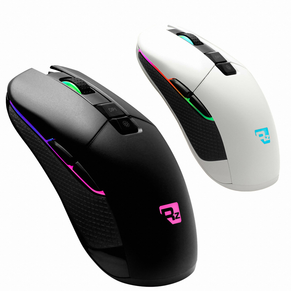 RIZUM G-FACTOR Z200 Mercury 3360 RGB 양손가능 GAMING MOUSE (화이트)_이미지