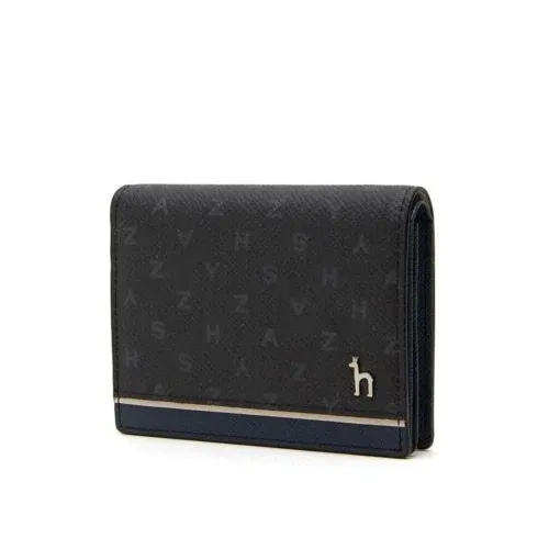 블랙 패턴장식 소가죽 명함지갑HJHO5F457BK